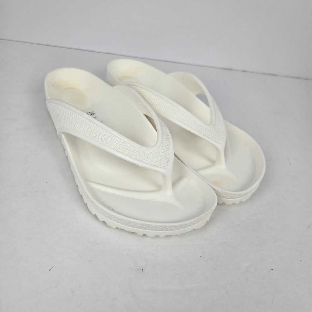 Birkenstock Honolulu Eva Unisex Flip Flop Sandals White Size EU 38 Men 5 Women 7